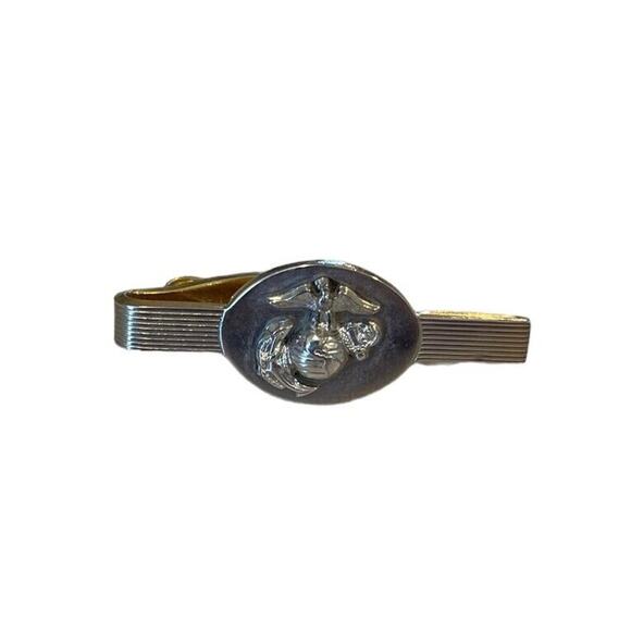 Vintage United States Marine Corps Tie Clip Bar Clasp USED - Picture 1 of 2